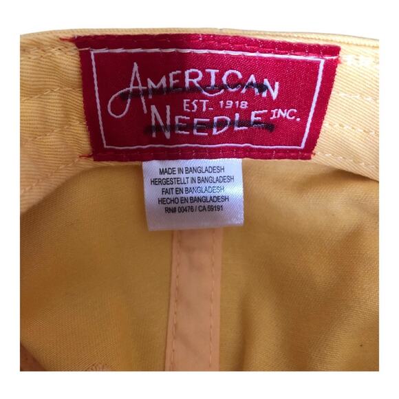 American Needle NWOT Coors Banquets Ballpark Baseball Trucker Cap Bleached Sun - Picture 9 of 10